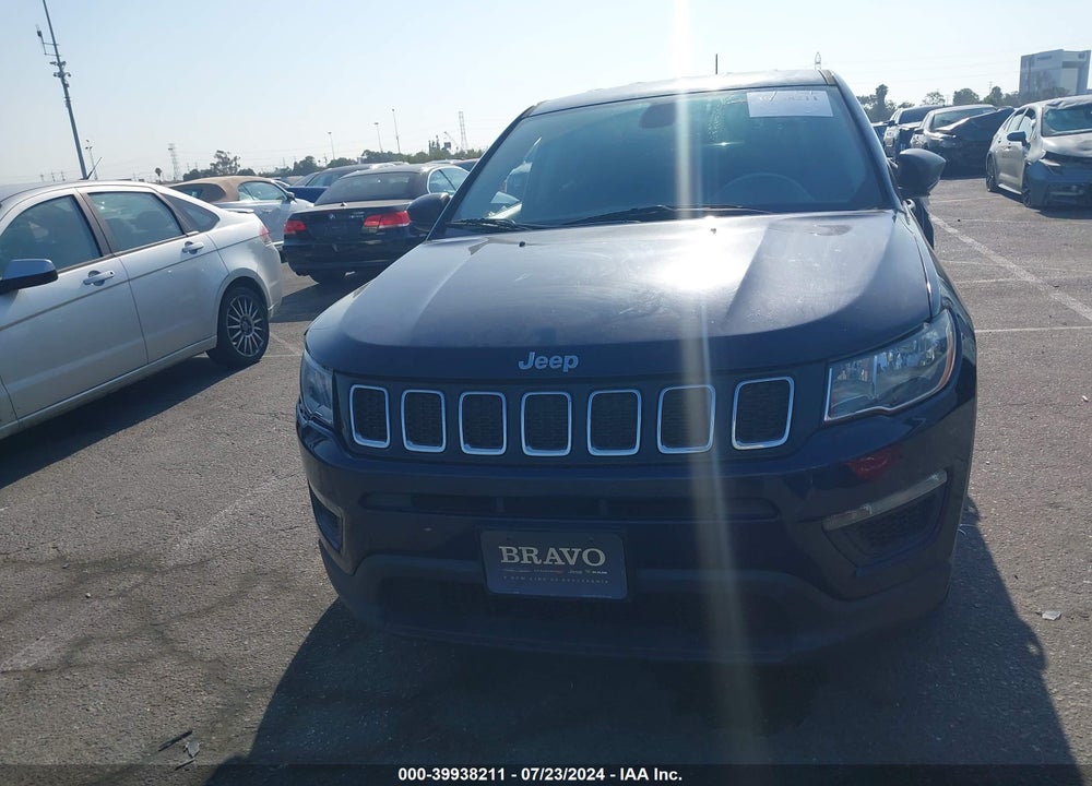 2020 JEEP COMPASS SPORT FWD VIN: 3C4NJCABXLT230446