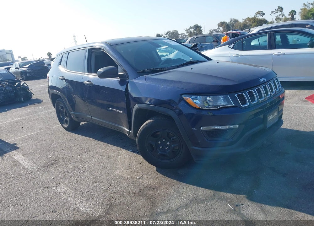 2020 JEEP COMPASS SPORT FWD VIN: 3C4NJCABXLT230446