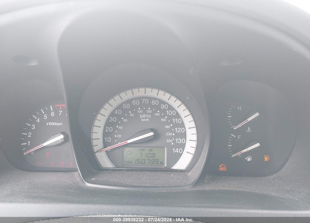 2007 KIA SPECTRA EX VIN: KNAFE121X75426229