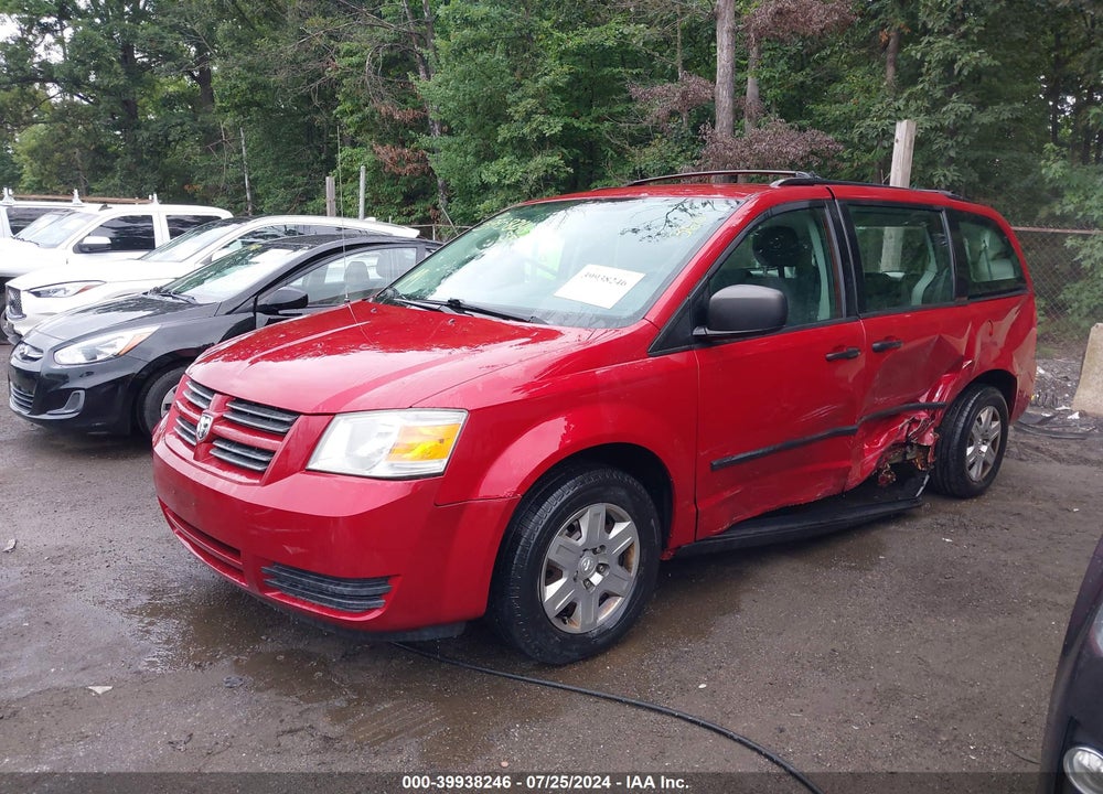2008 DODGE GRAND CARAVAN SE VIN: 2D8HN44H58R803191
