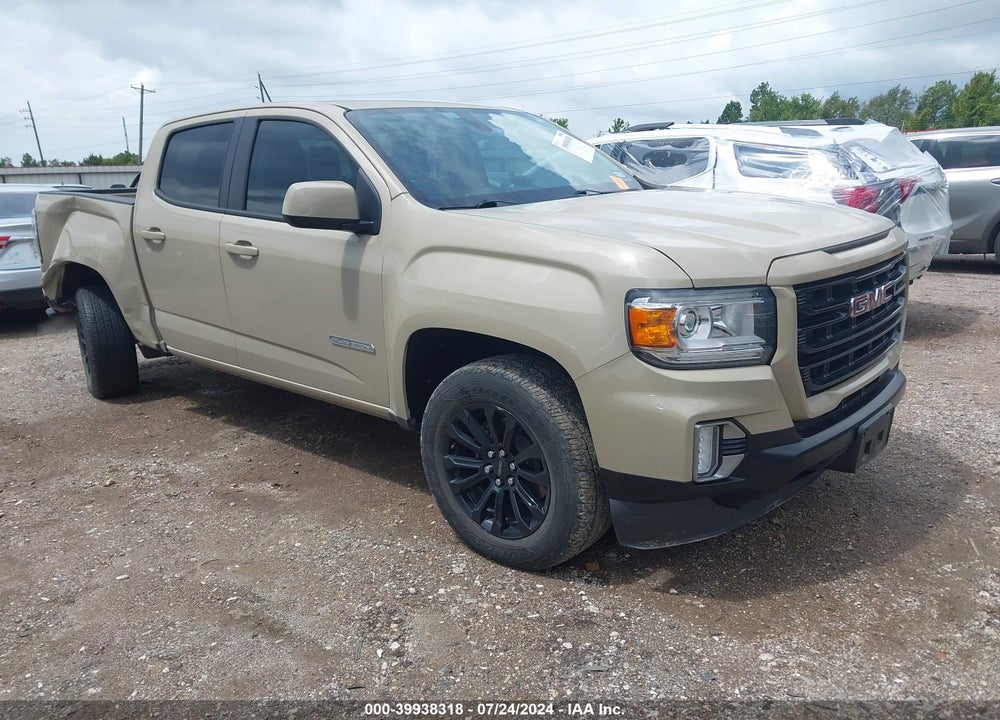 2021 GMC CANYON 2WD SHORT BOX ELEVATION VIN: 1GTG5CEN5M1273716