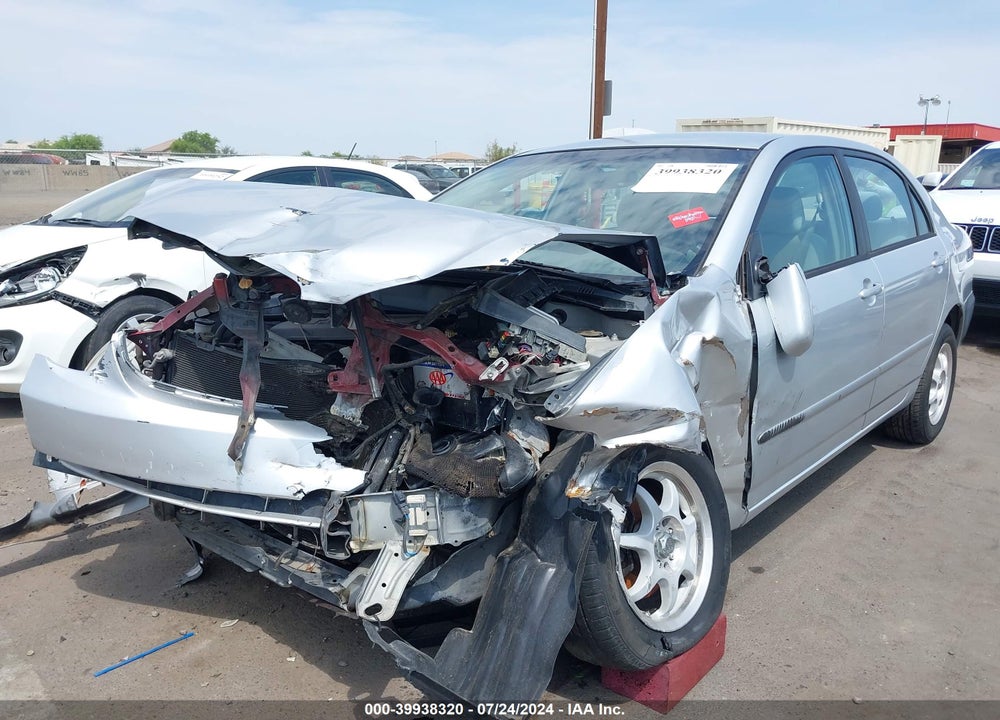 2008 TOYOTA COROLLA LE VIN: 1NXBR32E38Z012247