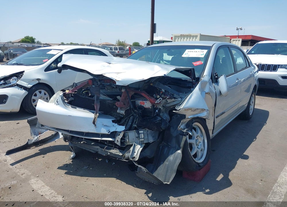 2008 TOYOTA COROLLA LE VIN: 1NXBR32E38Z012247