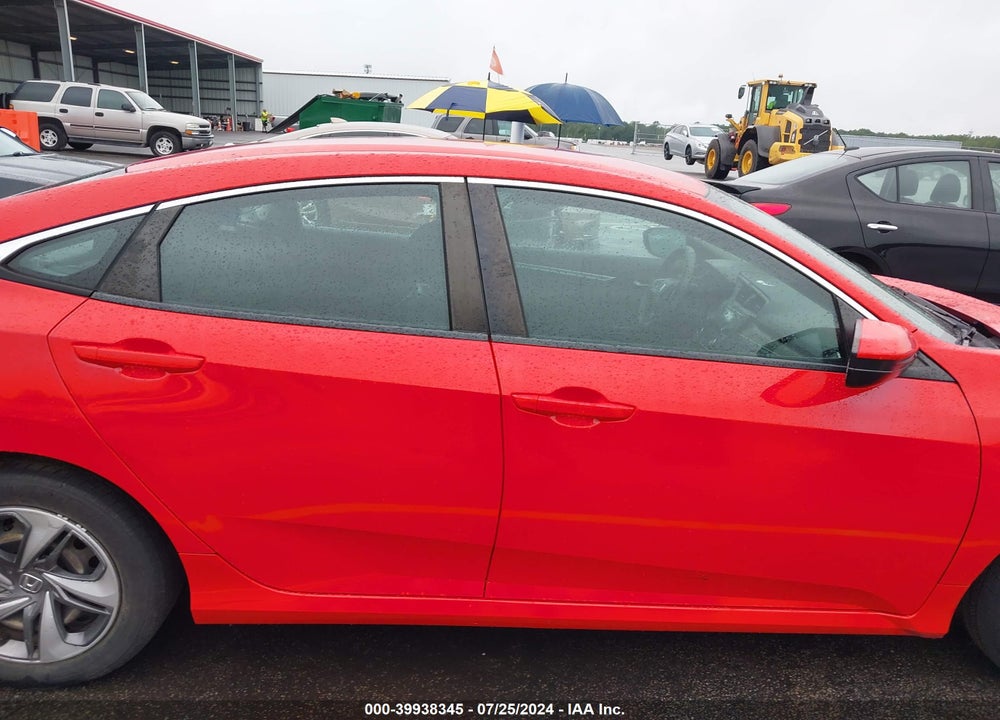 2019 HONDA CIVIC LX VIN: 2HGFC2F6XKH523700
