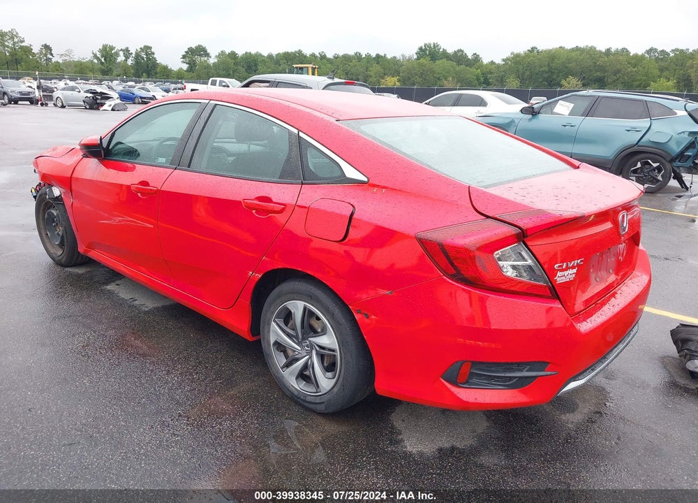 2019 HONDA CIVIC LX VIN: 2HGFC2F6XKH523700