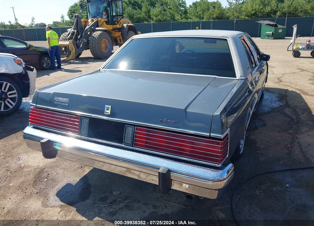 1987 MERCURY GRAND MARQUIS GS VIN: 2MEBM74F0HX706787