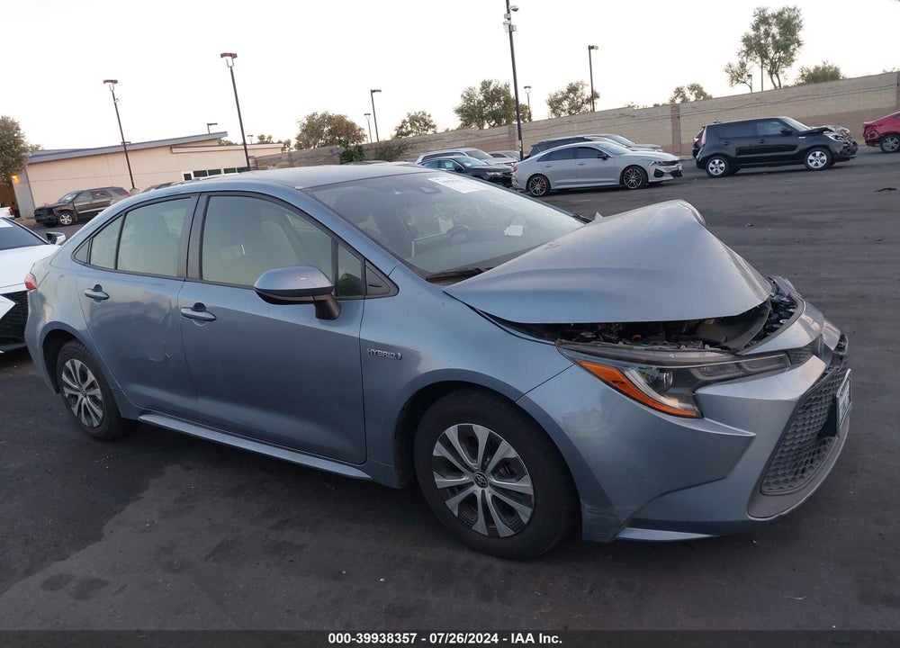 2021 TOYOTA COROLLA HYBRID LE VIN: JTDEAMDE1MJ003053