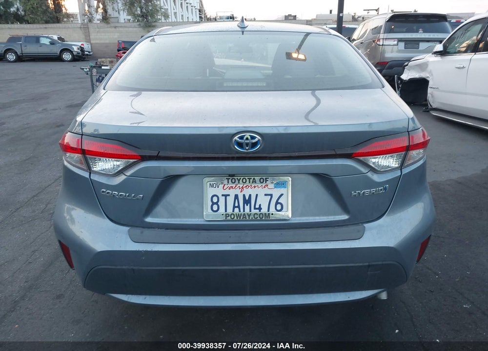 2021 TOYOTA COROLLA HYBRID LE VIN: JTDEAMDE1MJ003053