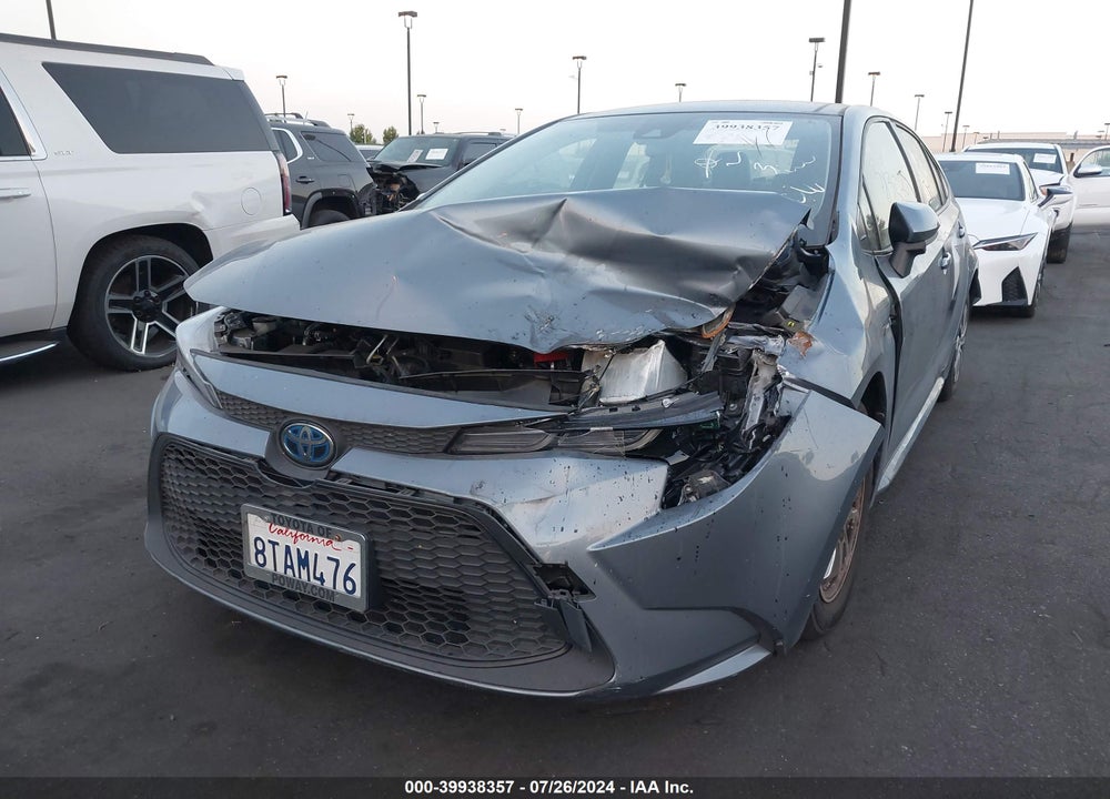2021 TOYOTA COROLLA HYBRID LE VIN: JTDEAMDE1MJ003053