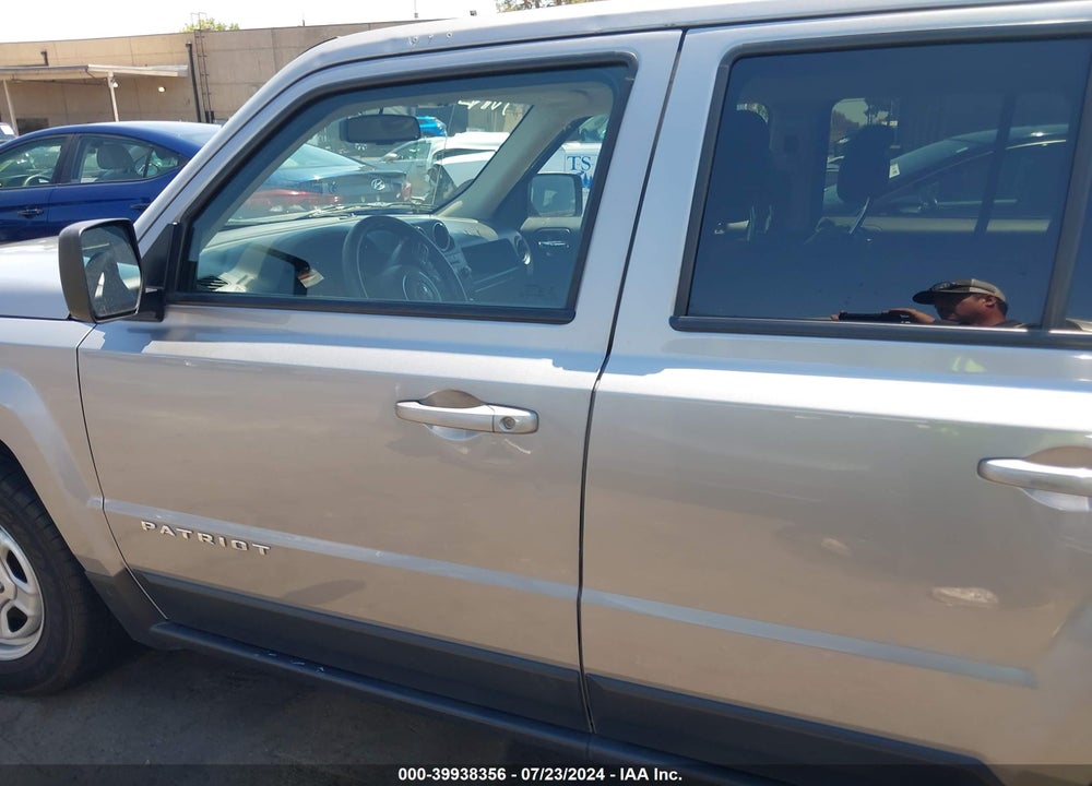 2017 JEEP PATRIOT SPORT FWD VIN: 1C4NJPBA1HD122808