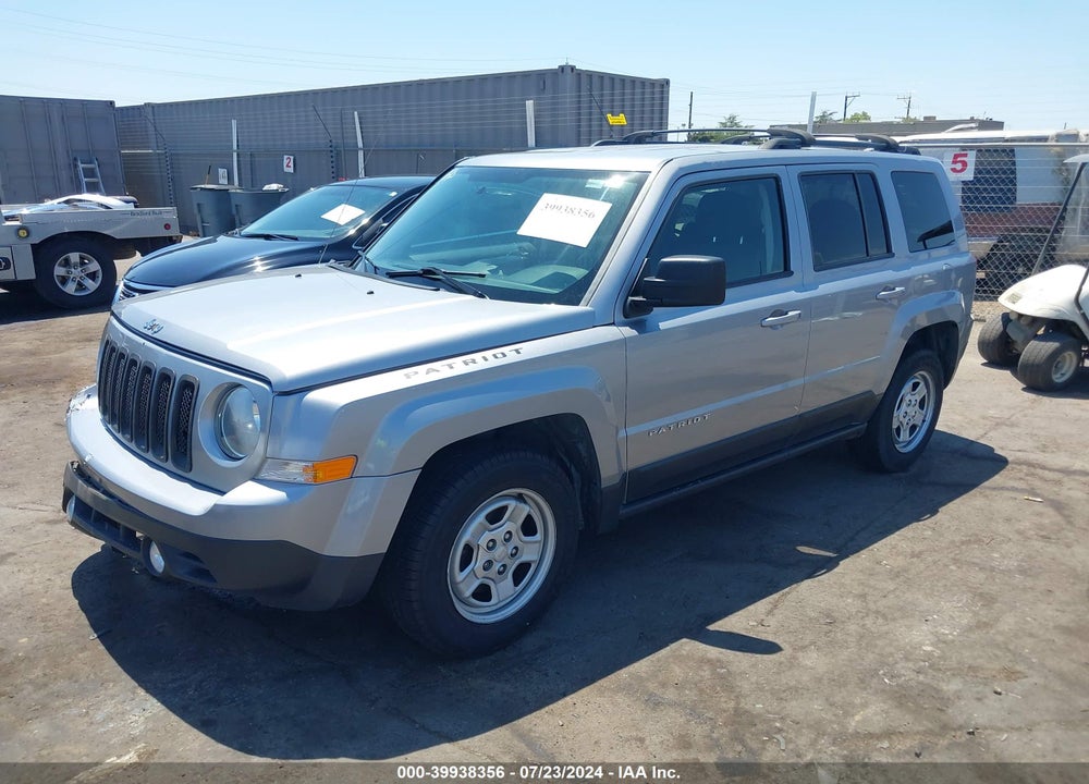 2017 JEEP PATRIOT SPORT FWD VIN: 1C4NJPBA1HD122808