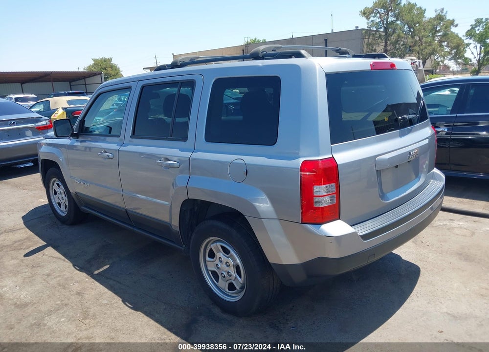 2017 JEEP PATRIOT SPORT FWD VIN: 1C4NJPBA1HD122808