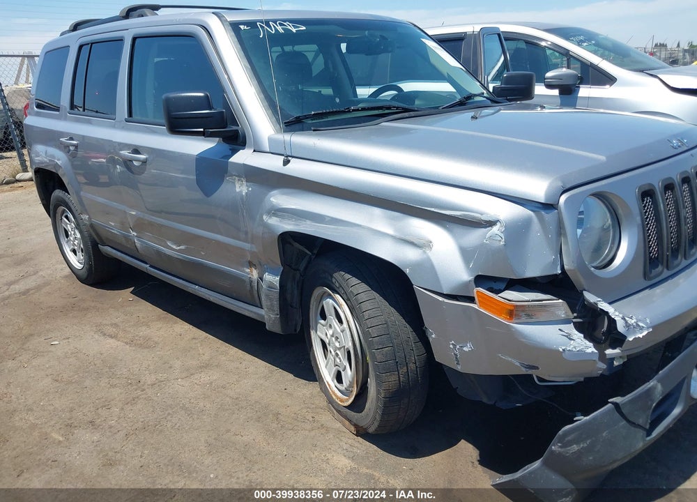 2017 JEEP PATRIOT SPORT FWD VIN: 1C4NJPBA1HD122808
