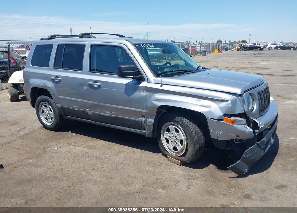 2017 JEEP PATRIOT SPORT FWD VIN: 1C4NJPBA1HD122808