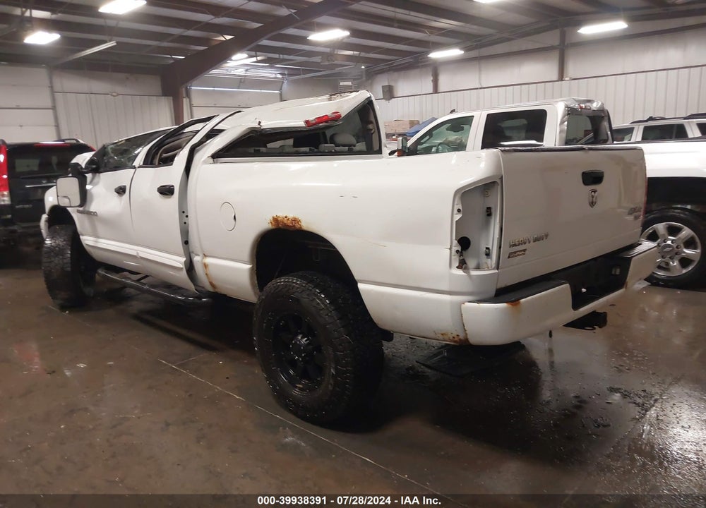 2006 DODGE RAM 2500 SLT/TRX4 OFF ROAD/SPORT/POWER WAGON VIN: 3D7KS28C86G123262