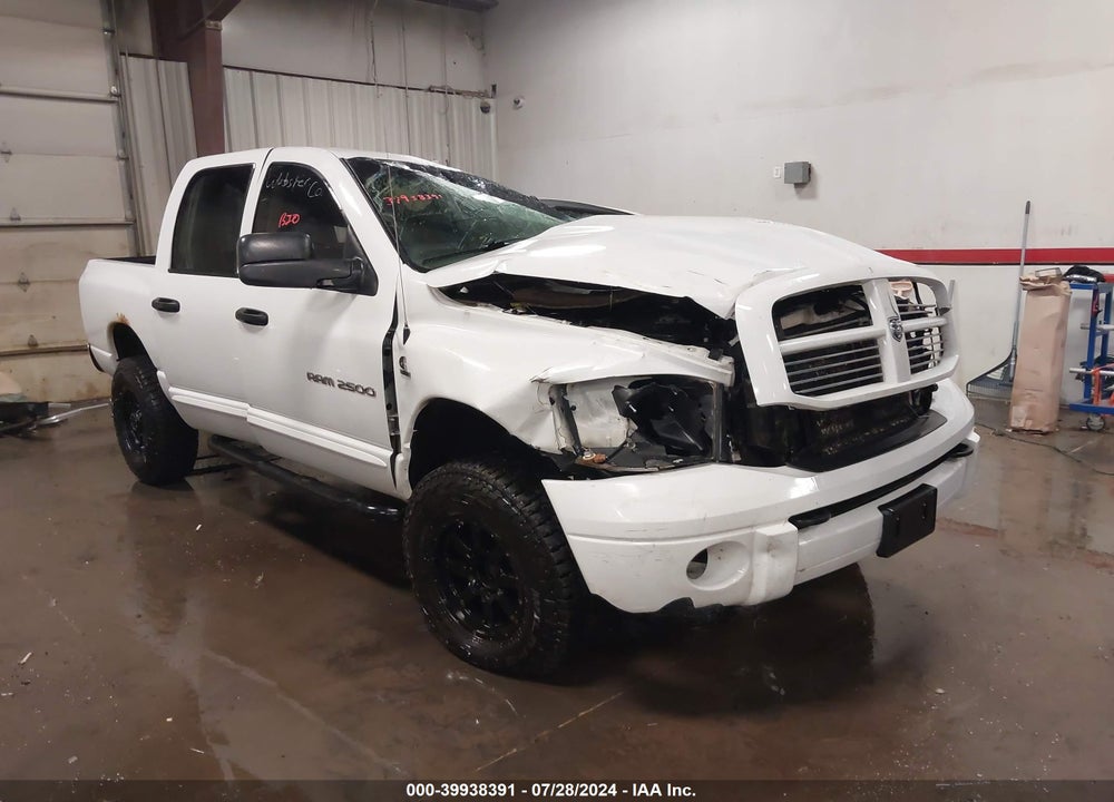 2006 DODGE RAM 2500 SLT/TRX4 OFF ROAD/SPORT/POWER WAGON VIN: 3D7KS28C86G123262