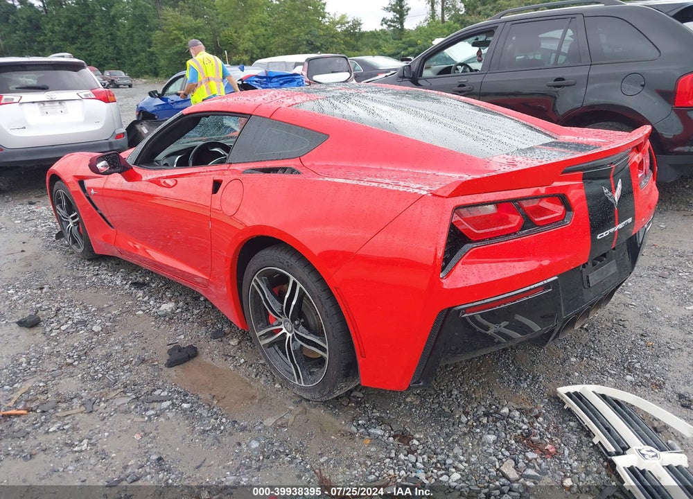 2016 CHEVROLET CORVETTE STINGRAY VIN: 1G1YF2D79G5108529