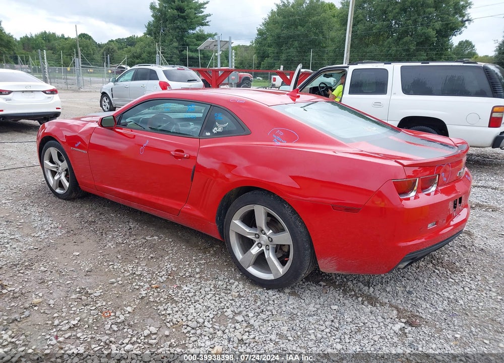 2012 CHEVROLET CAMARO 2LT VIN: 2G1FC1E39C9141582