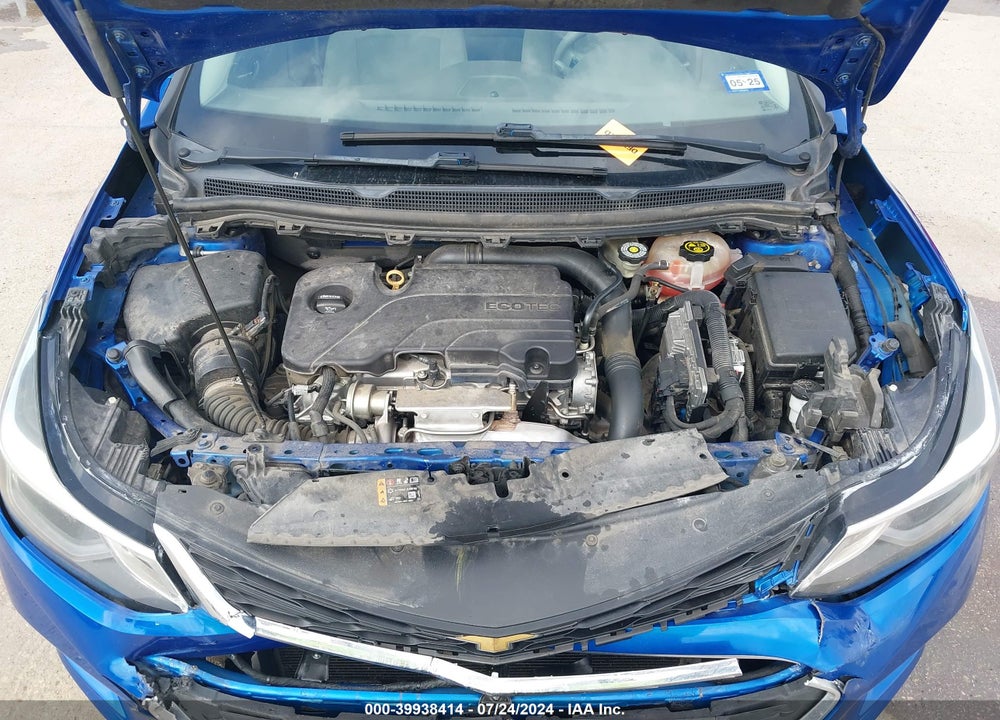 2018 CHEVROLET CRUZE LT AUTO VIN: 1G1BE5SMXJ7210324