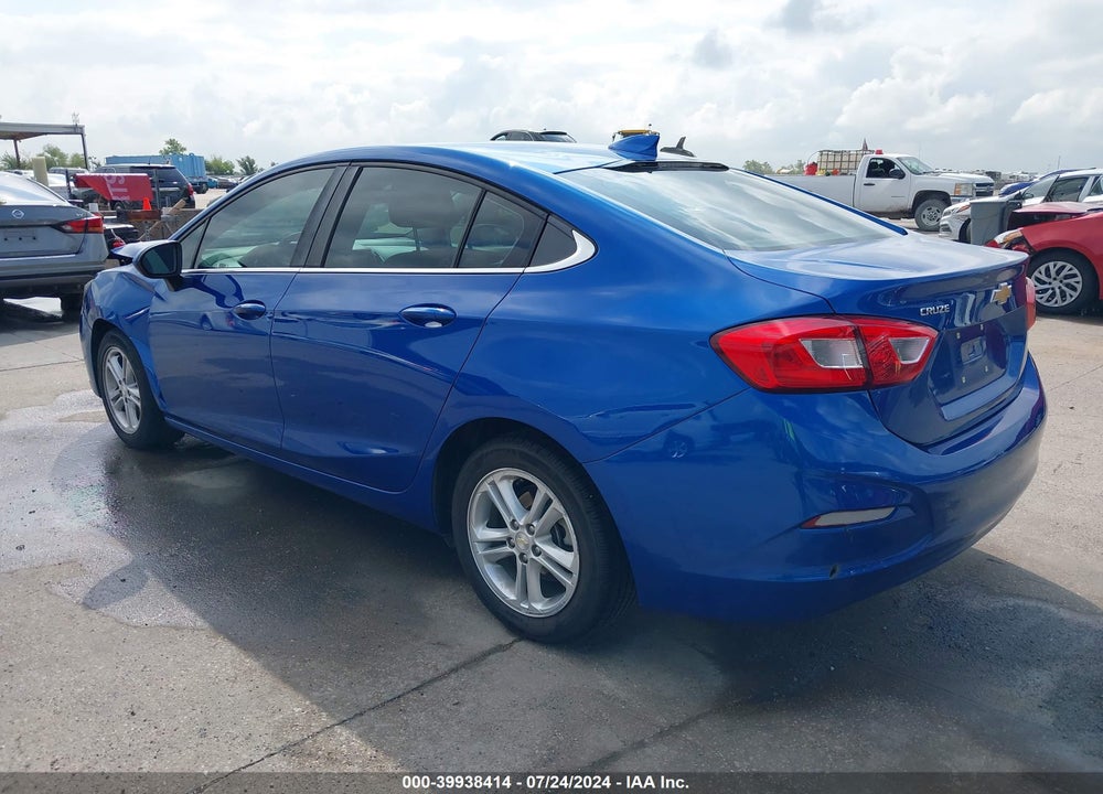 2018 CHEVROLET CRUZE LT AUTO VIN: 1G1BE5SMXJ7210324
