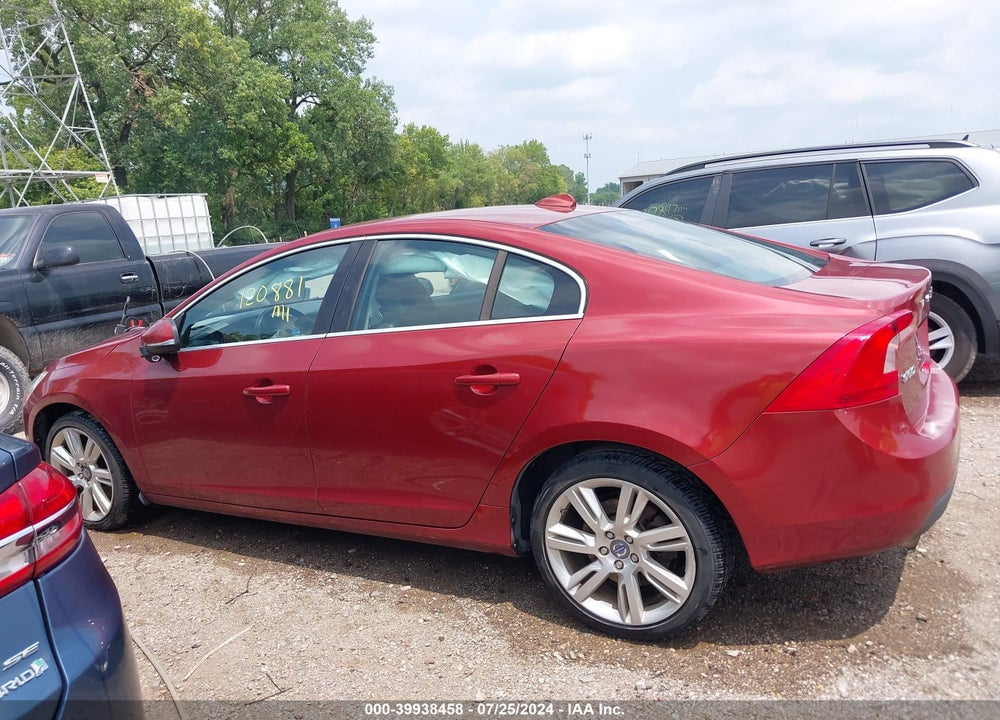 2012 VOLVO S60 T6/T6 R-DESIGN VIN: YV1902FH7C2141067