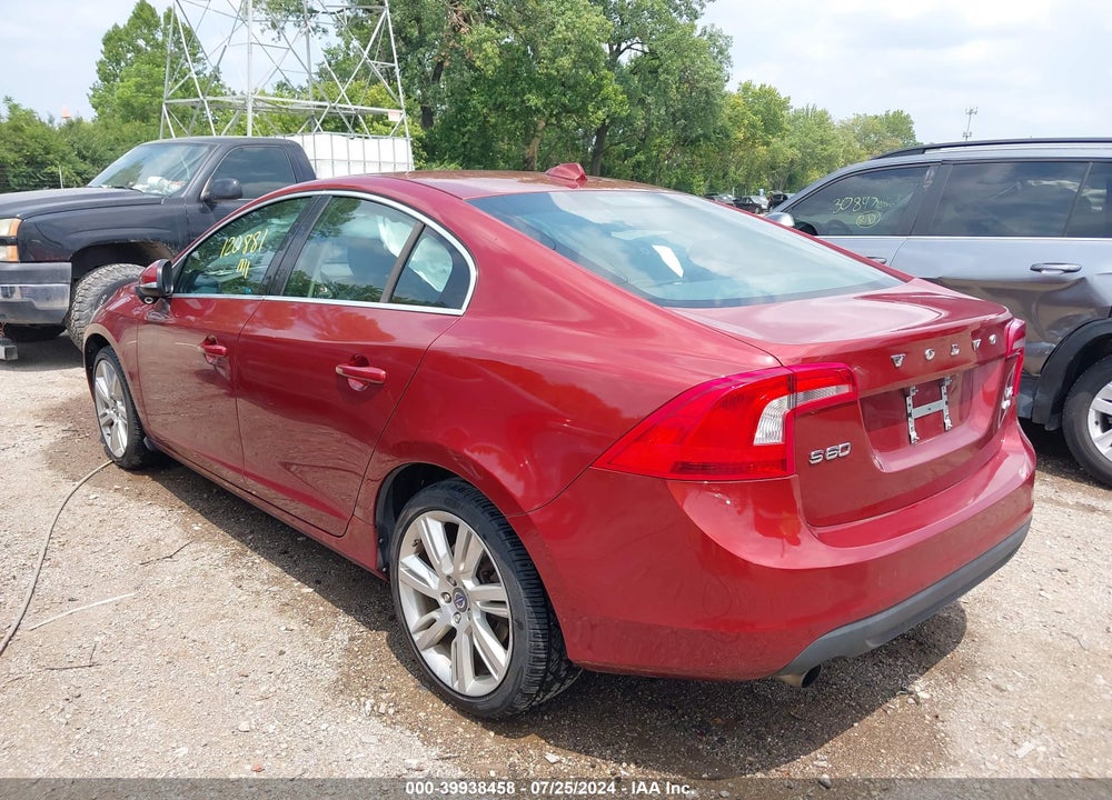 2012 VOLVO S60 T6/T6 R-DESIGN VIN: YV1902FH7C2141067