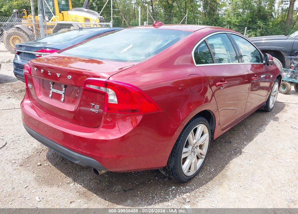 2012 VOLVO S60 T6/T6 R-DESIGN VIN: YV1902FH7C2141067