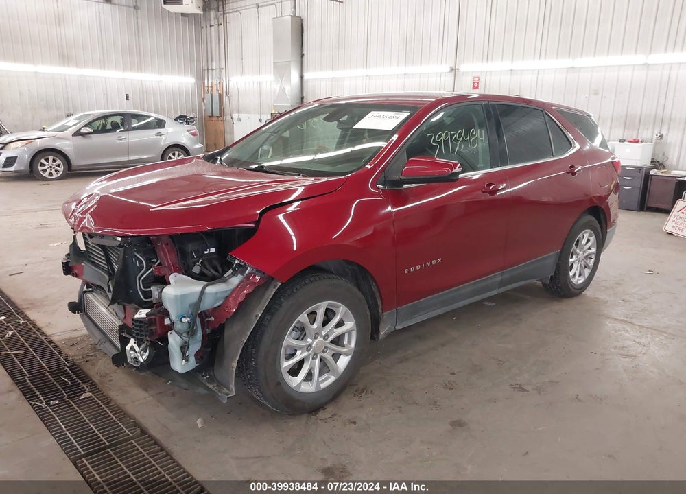 2019 CHEVROLET EQUINOX LT VIN: 3GNAXUEV2KL196662