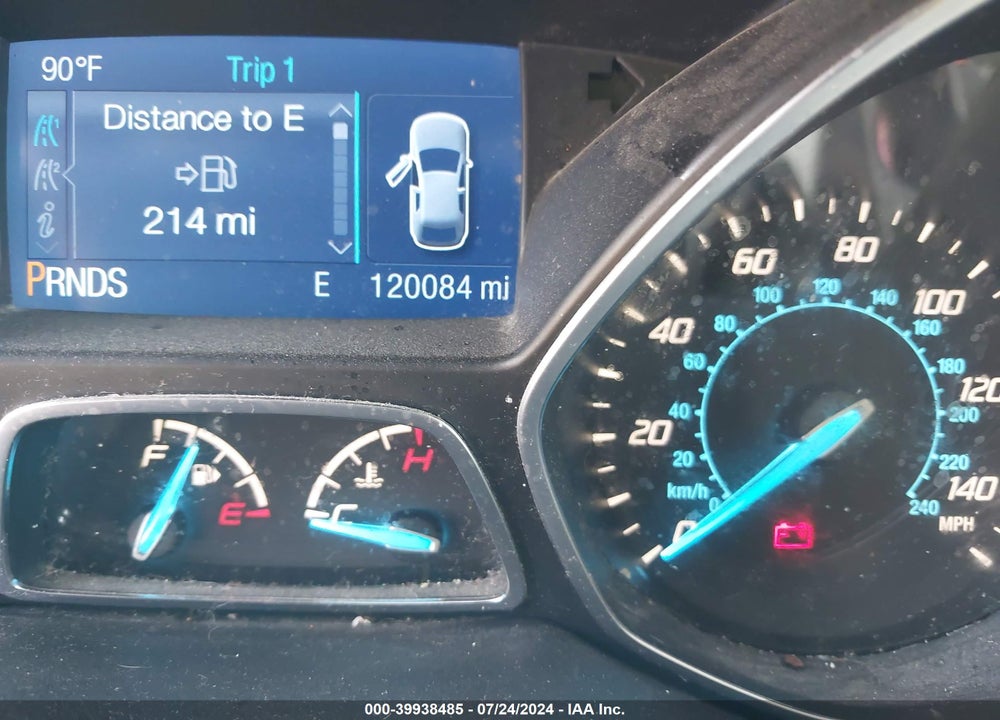 2014 FORD ESCAPE SE VIN: 1FMCU9GX3EUC23864