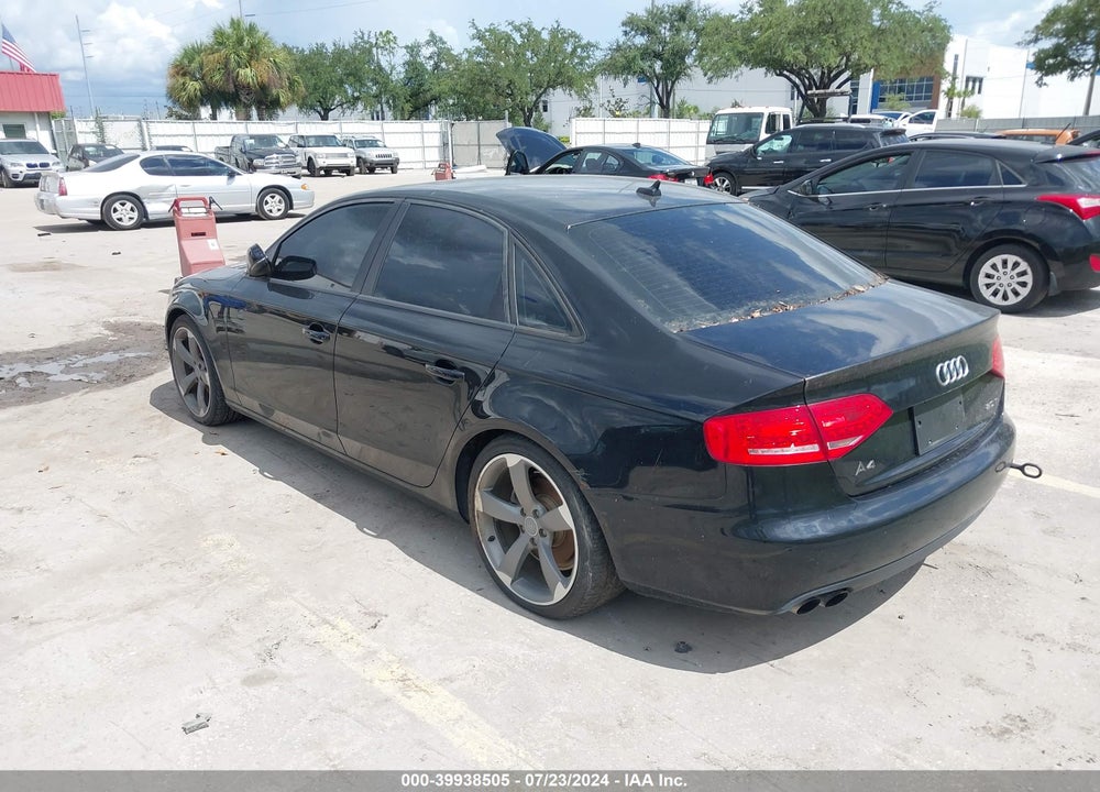 2011 AUDI A4 2.0T PREMIUM VIN: WAUEFAFL2BN053801
