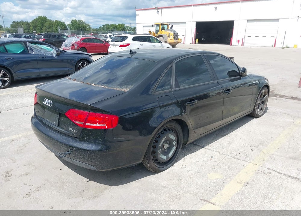 2011 AUDI A4 2.0T PREMIUM VIN: WAUEFAFL2BN053801