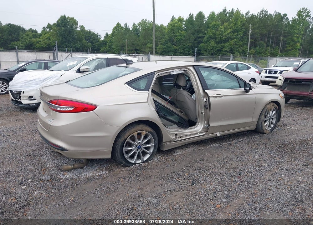 2017 FORD FUSION SE VIN: 3FA6P0HD7HR236644