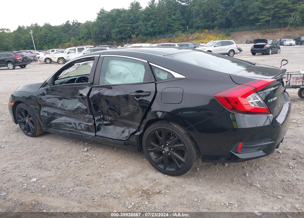 2019 HONDA CIVIC SPORT VIN: 2HGFC2F81KH556098