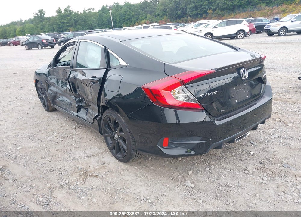 2019 HONDA CIVIC SPORT VIN: 2HGFC2F81KH556098