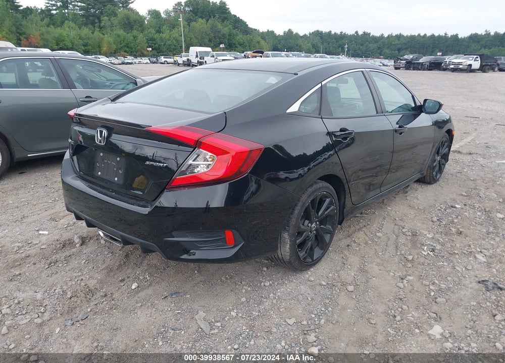 2019 HONDA CIVIC SPORT VIN: 2HGFC2F81KH556098