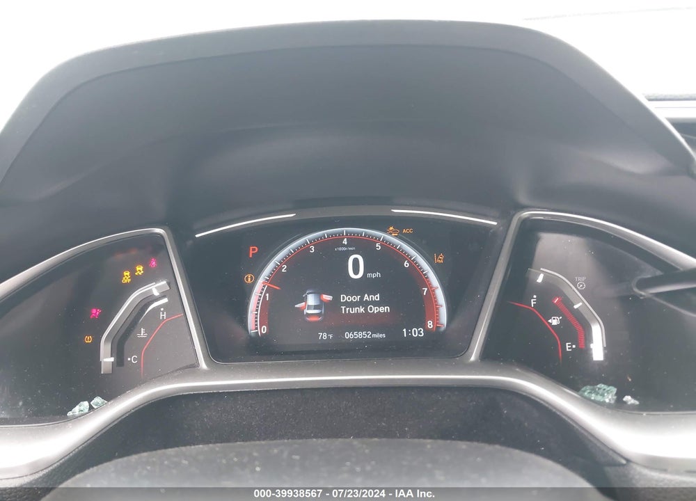 2019 HONDA CIVIC SPORT VIN: 2HGFC2F81KH556098