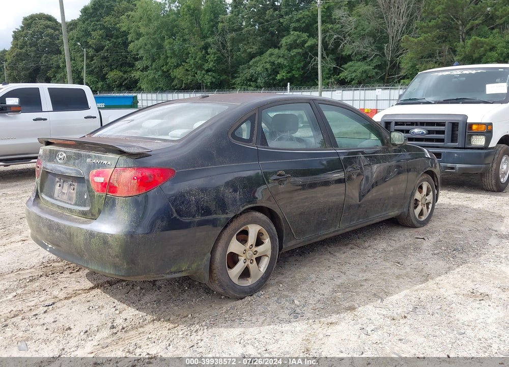 2008 HYUNDAI ELANTRA GLS/SE VIN: KMHDU46D38U529031