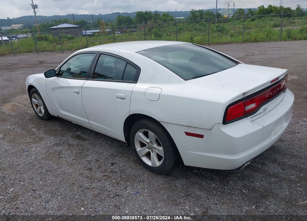 2013 DODGE CHARGER SE VIN: 2C3CDXBGXDH623197
