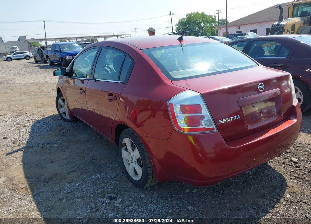 2008 NISSAN SENTRA VIN: 3N1AB61E68L760074