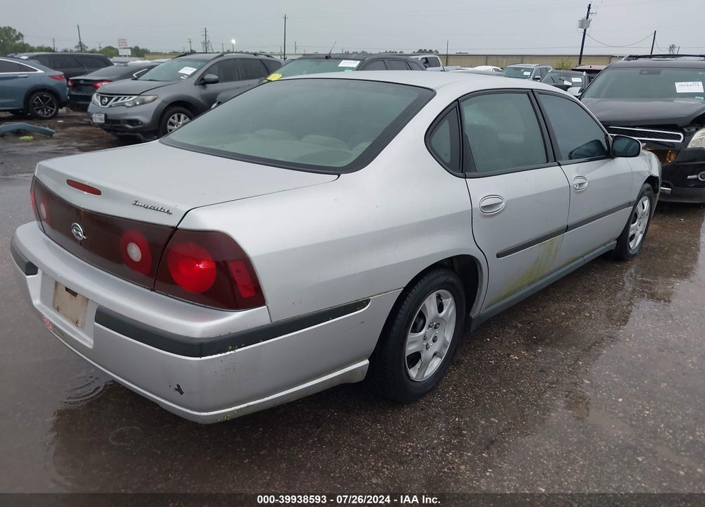 2000 CHEVROLET IMPALA VIN: 2G1WF55E1Y9236709