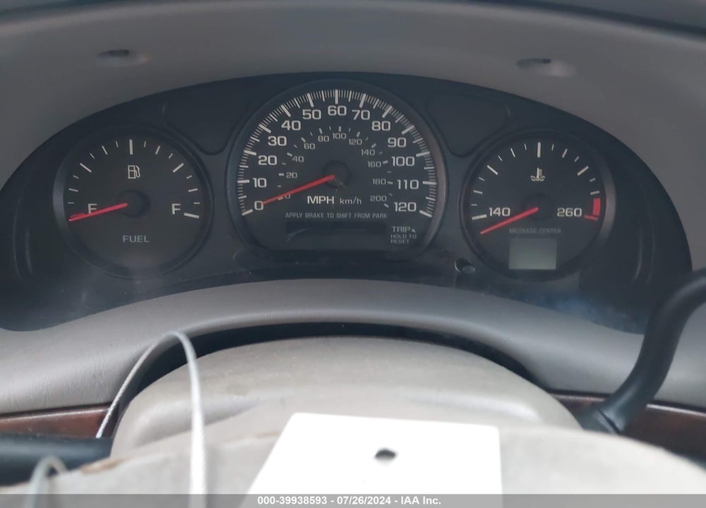 2000 CHEVROLET IMPALA VIN: 2G1WF55E1Y9236709