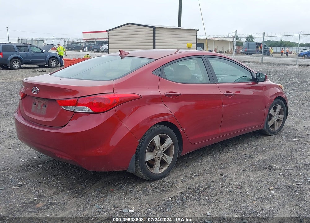2013 HYUNDAI ELANTRA GLS VIN: KMHDH4AE7DU776325
