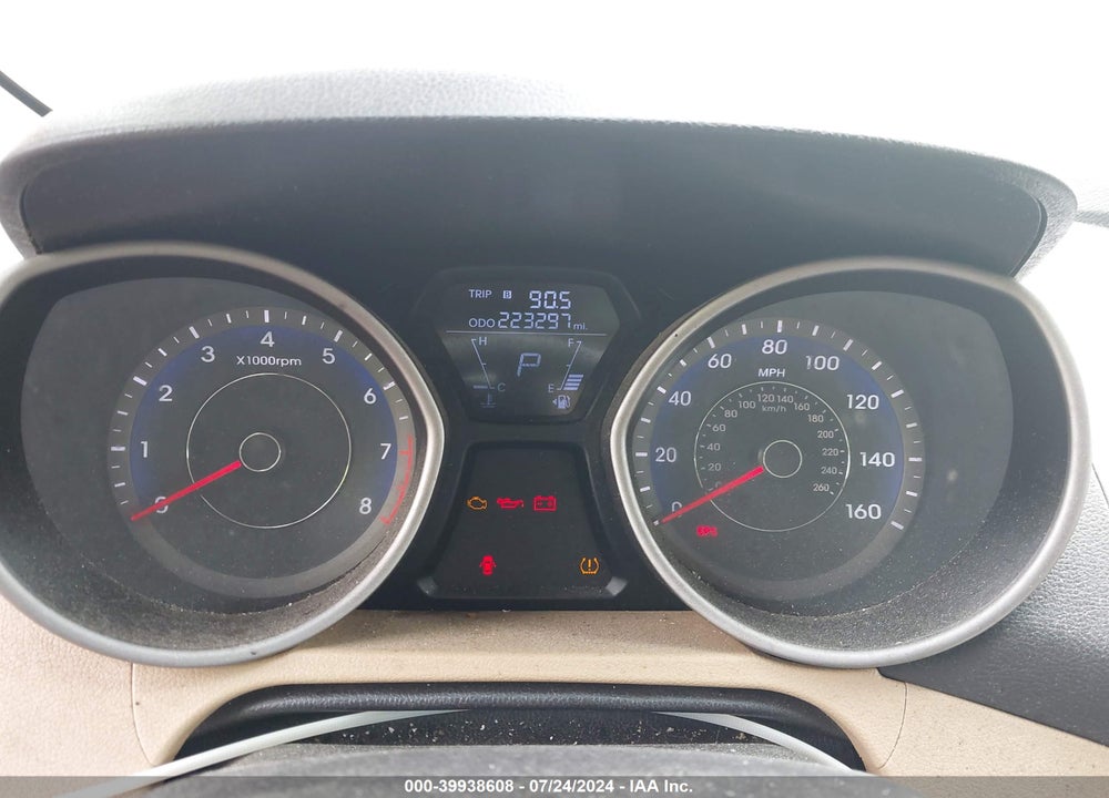 2013 HYUNDAI ELANTRA GLS VIN: KMHDH4AE7DU776325