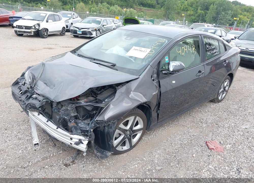 2017 TOYOTA PRIUS THREE TOURING VIN: JTDKARFU1H3536907