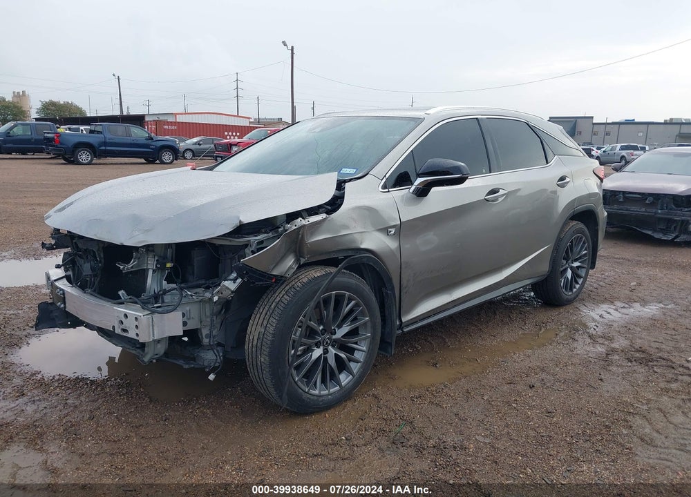 2022 LEXUS RX 350 F SPORT HANDLING VIN: 2T2YZMDA8NC336281