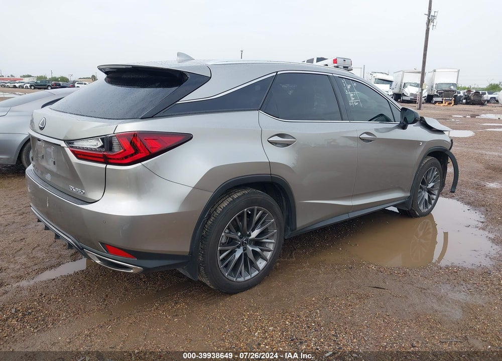 2022 LEXUS RX 350 F SPORT HANDLING VIN: 2T2YZMDA8NC336281