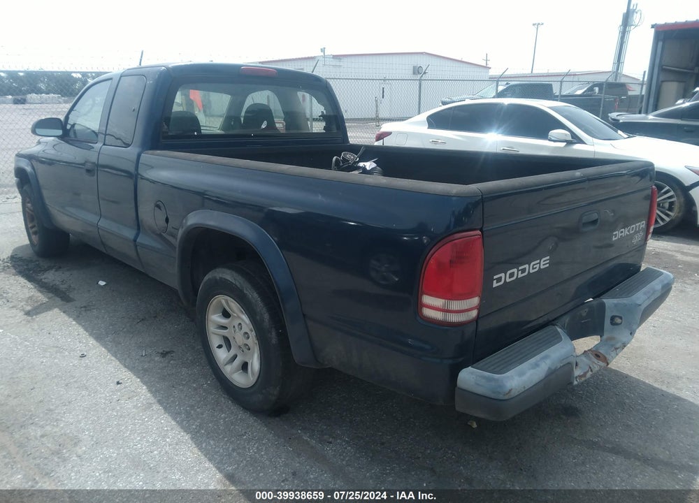 2004 DODGE DAKOTA VIN: 1D7GL12KX4S663344