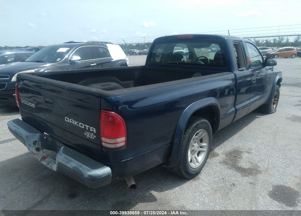 2004 DODGE DAKOTA VIN: 1D7GL12KX4S663344
