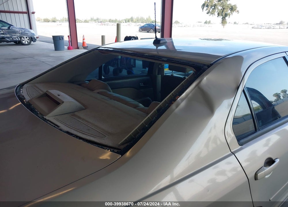 2008 FORD FUSION SE VIN: 3FAHP07108R255472