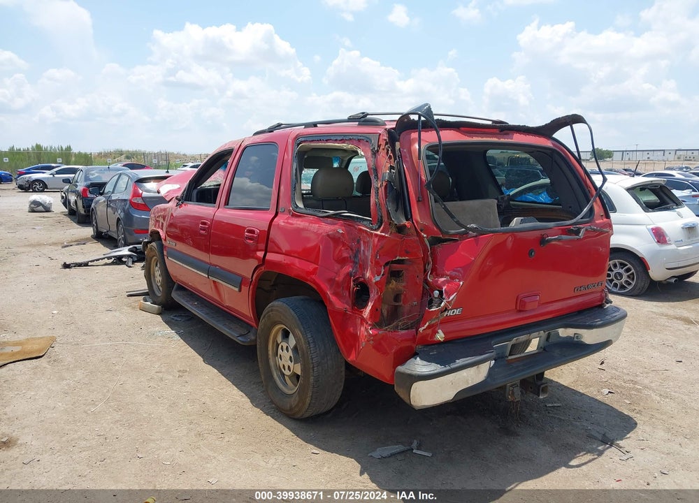 2002 CHEVROLET TAHOE LT VIN: 1GNEC13Z72R136838